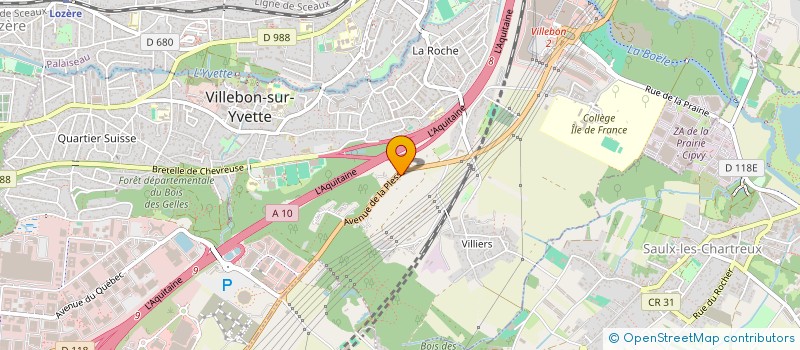 localisation de l'entreprise AMAROG à VILLEBON-SUR-YVETTE