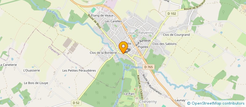 localisation de l'entreprise AMAROK  COUR-CHEVERNY