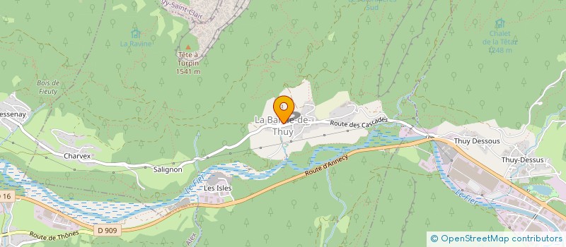 localisation de l'entreprise AMAROK  THONES