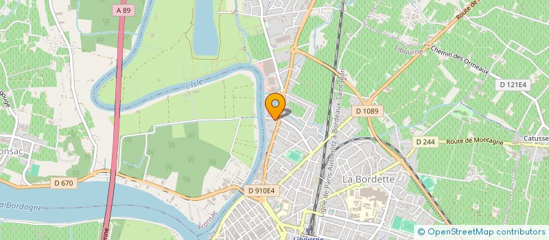 localisation de l'entreprise AMAROK ALPINA LODGES SARL à LIBOURNE