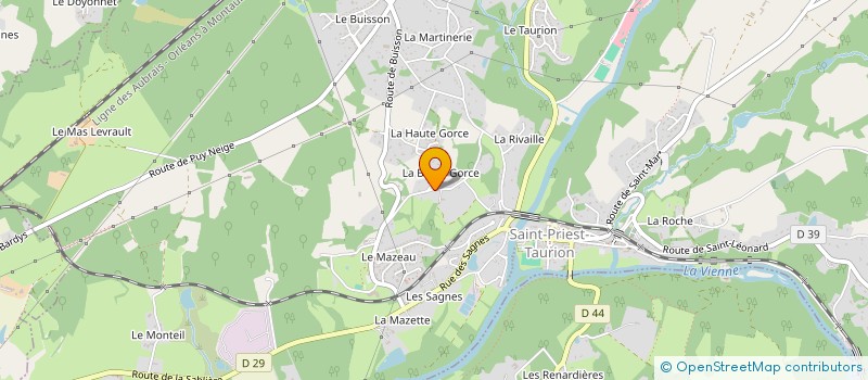 localisation de l'entreprise AMAROK IMMOBILIERE  SAINT-PRIEST-TAURION