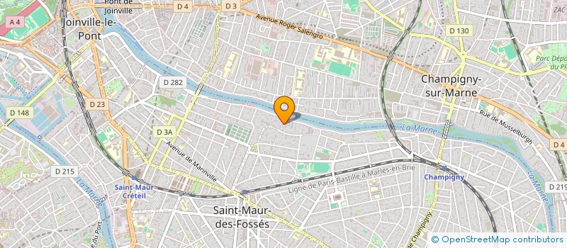 localisation de l'entreprise AMAROK TALENT à SAINT-MAUR-DES-FOSSES