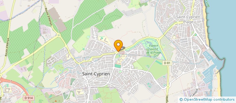 localisation de l'entreprise AMAROM à SAINT-CYPRIEN
