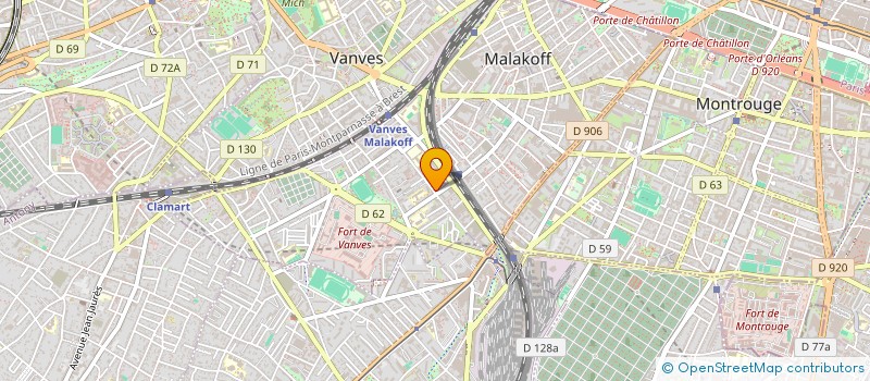 localisation de l'entreprise AMARONE  MALAKOFF