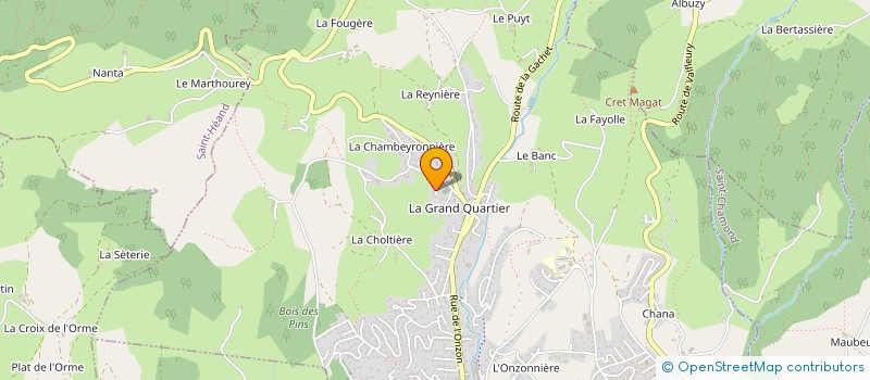 localisation de l'entreprise AMAROSE'S à SORBIERS