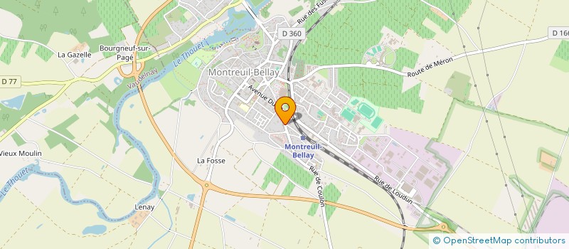 localisation de l'entreprise AMARRAGE  MONTREUIL-BELLAY