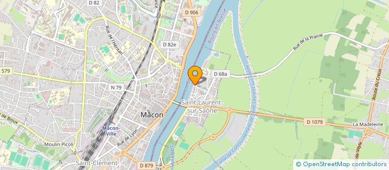 localisation de l'entreprise AMARREE HAUTE  SAINT-LAURENT-SUR-SAONE