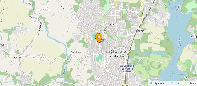 localisation de l'entreprise AMARSIS à LA CHAPELLE-SUR-ERDRE
