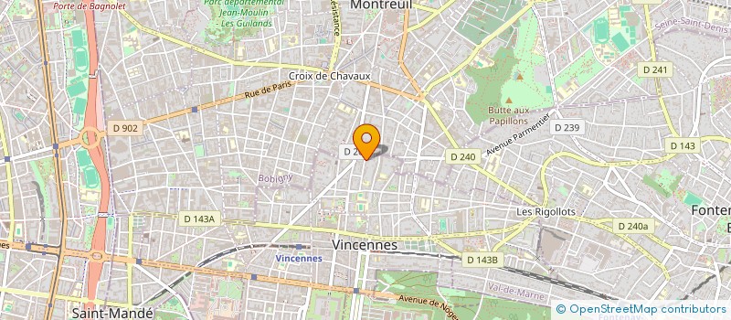localisation de l'entreprise AMARTIGNONI 2 à VINCENNES