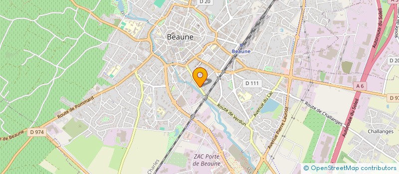 localisation de l'entreprise AMARU à BEAUNE