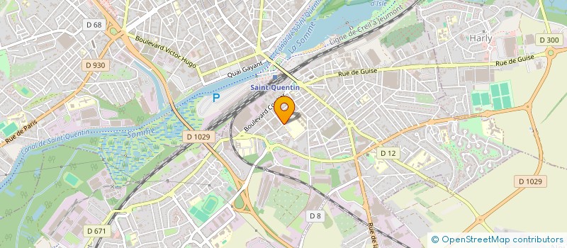 localisation de l'entreprise AMARU à SAINT-QUENTIN