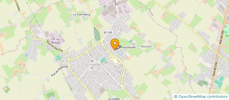 localisation de l'entreprise AMARUS à LINSELLES