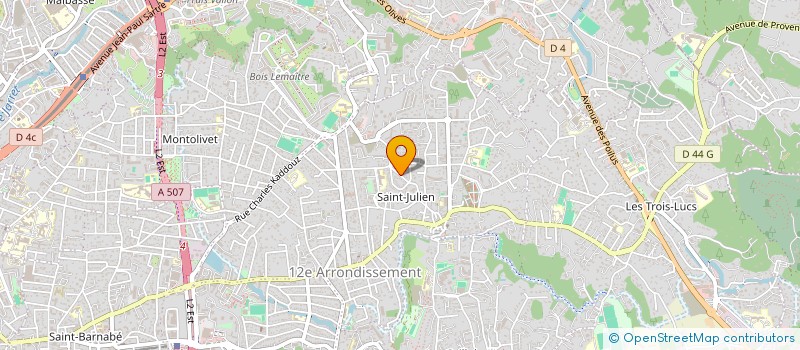 localisation de l'entreprise AMARY 200 à MARSEILLE