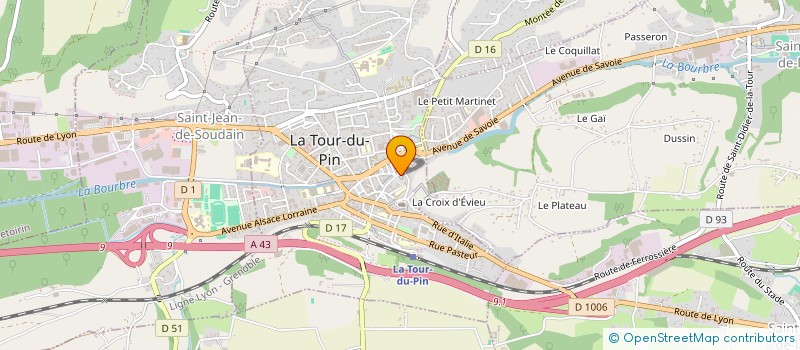 localisation de l'entreprise AMARY'LISS  LA TOUR-DU-PIN