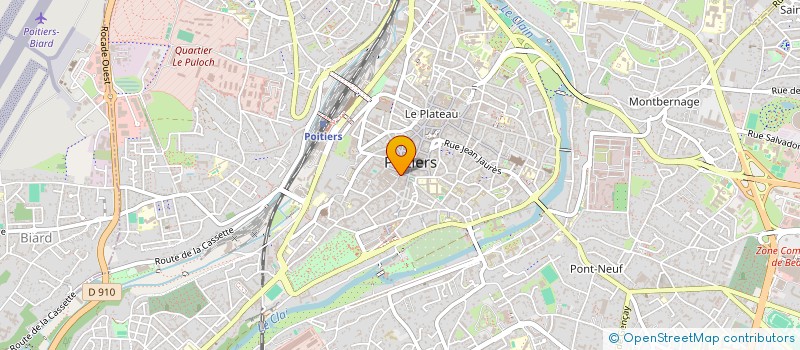 localisation de l'entreprise AMARYLIS à POITIERS