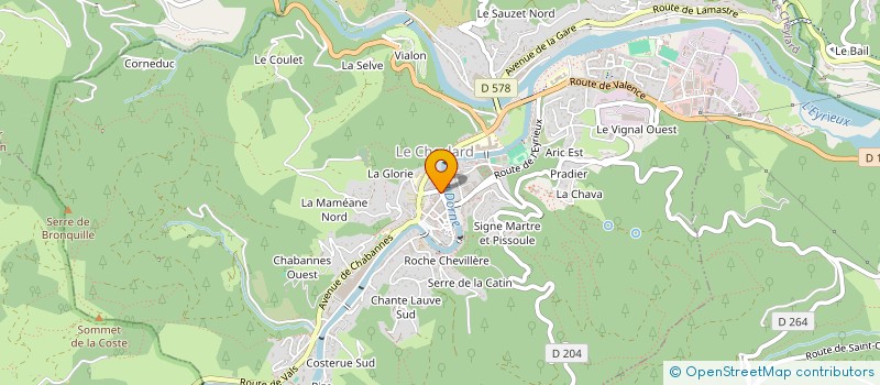 localisation de l'entreprise AMARYLLIS  LE CHEYLARD