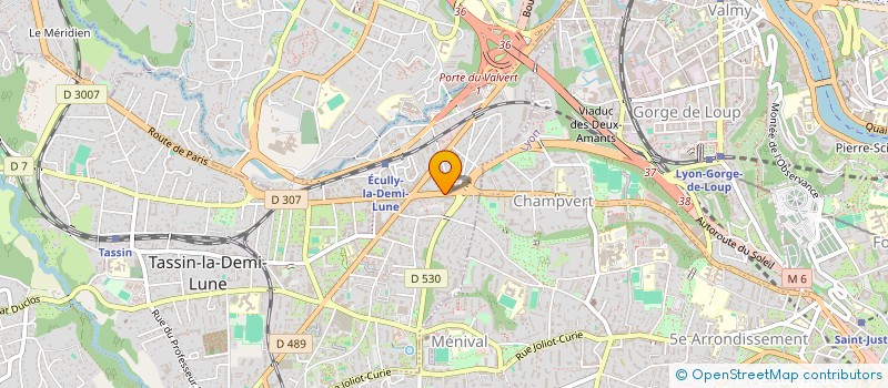 localisation de l'entreprise AMARYLLIS  TASSIN-LA-DEMI-LUNE