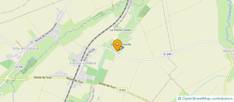 localisation de l'entreprise AMARYLLIS  FRESNE-LA-MERE