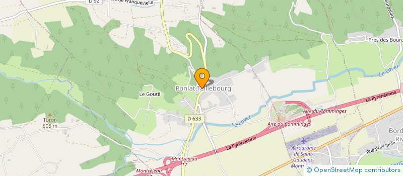 localisation de l'entreprise AMARYLLIS  PONLAT-TAILLEBOURG