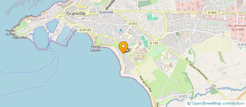 localisation de l'entreprise AMARYSCONSEIL  GRANVILLE