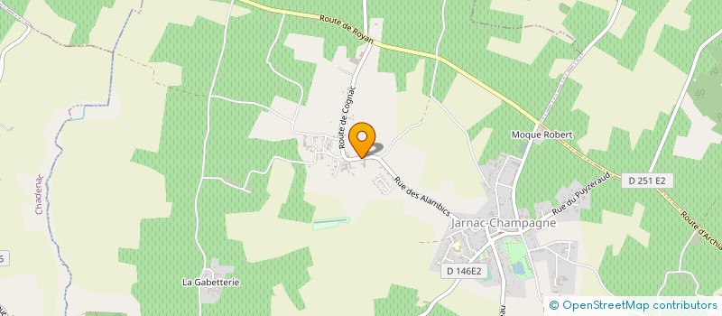 localisation de l'entreprise AMAS M45  JARNAC-CHAMPAGNE