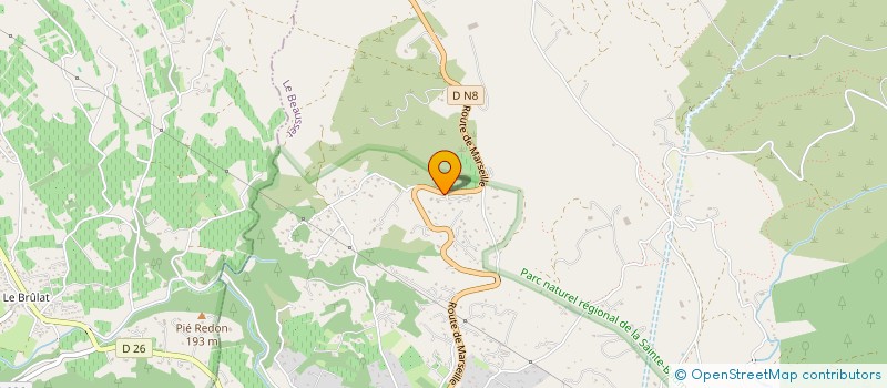 localisation de l'entreprise AMASHA  LE BEAUSSET