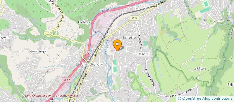 localisation de l'entreprise AMASO AUTOS  LORETTE