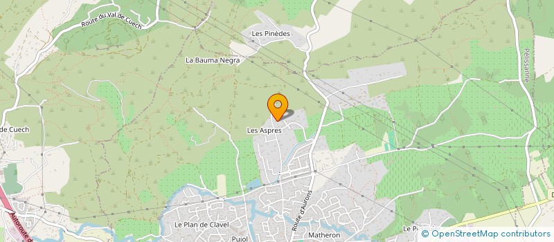 localisation de l'entreprise AMAT  PELISSANNE