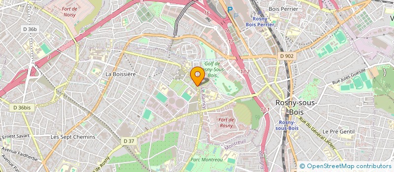 localisation de l'entreprise AMATA COMPAGNIE à MONTREUIL