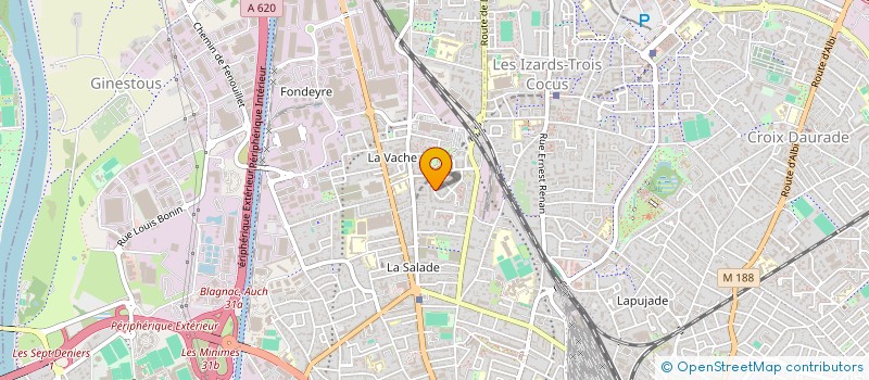 localisation de l'entreprise AMATE-ECHARD  TOULOUSE