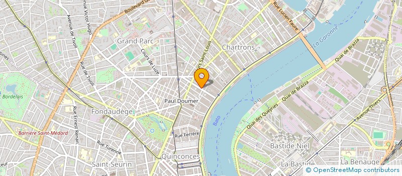 localisation de l'entreprise AMATEC INFORMATIQUE  BORDEAUX