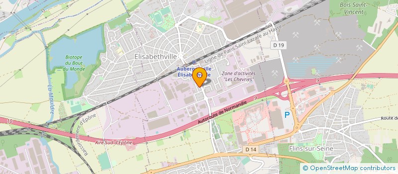 localisation de l'entreprise AMATEK CONSTRUCTION  AUBERGENVILLE