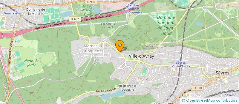 localisation de l'entreprise AMATERRE à VILLE-D'AVRAY