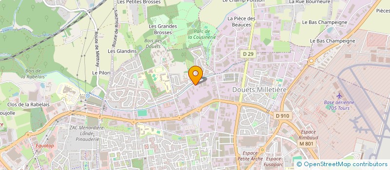 localisation de l'entreprise AMATEUR RADIO DIRECTION FINDING FRANCE ( A.R.D.F.FRANCE ) à TOURS