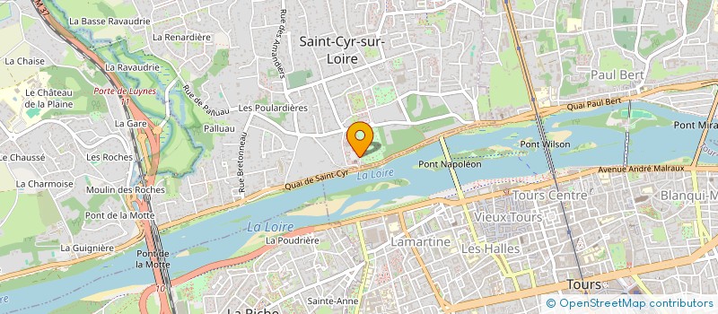 localisation de l'entreprise AMATEURS ET COLLECTIONNEURS D'AUTOMOBILES DE TOURAINE (A.C.A.T.)  SAINT CYR SUR LOIRE