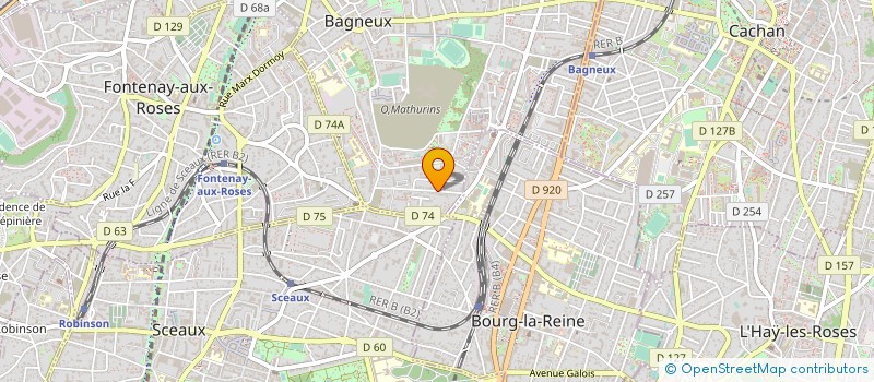 localisation de l'entreprise AMATEX RENOVATION à BAGNEUX