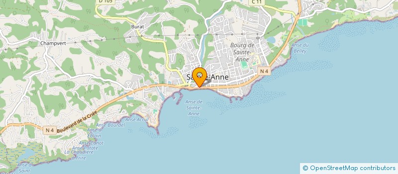 localisation de l'entreprise AMATHEDOM à SAINTE-ANNE
