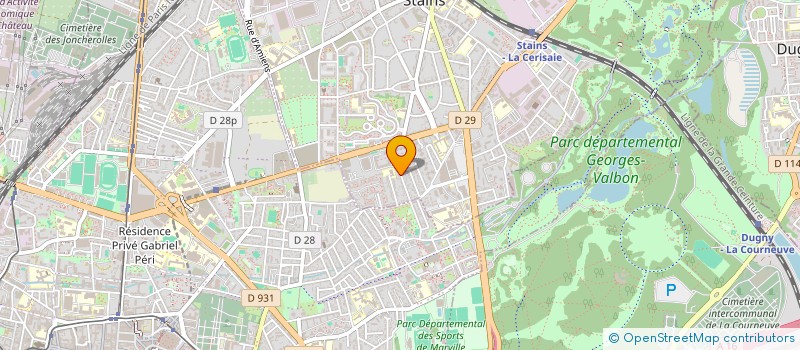 localisation de l'entreprise AMATHEE  STAINS