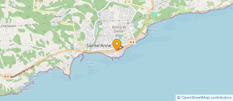 localisation de l'entreprise AMATHEUS à SAINTE-ANNE