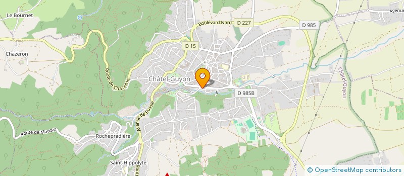 localisation de l'entreprise AMATHICO  CHATEL-GUYON