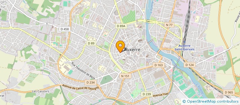 localisation de l'entreprise AMATHIS à AUXERRE