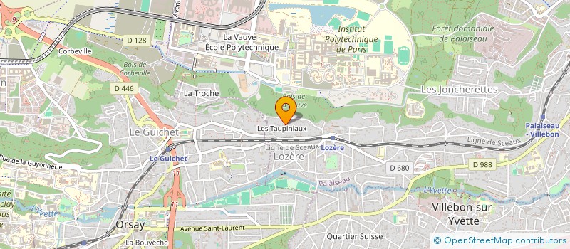 localisation de l'entreprise AMATI CONSEIL à PALAISEAU
