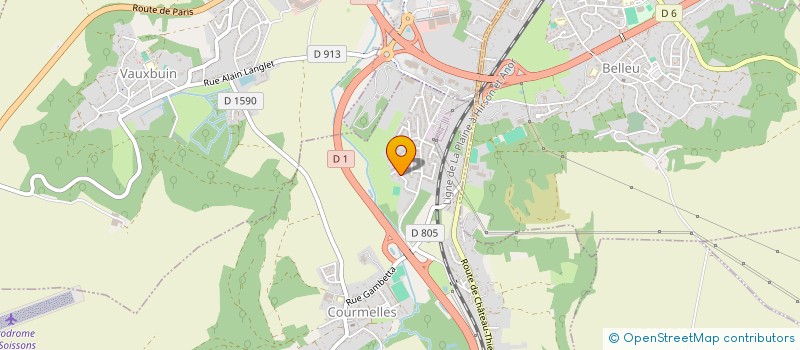 localisation de l'entreprise AMATOM  COURMELLES