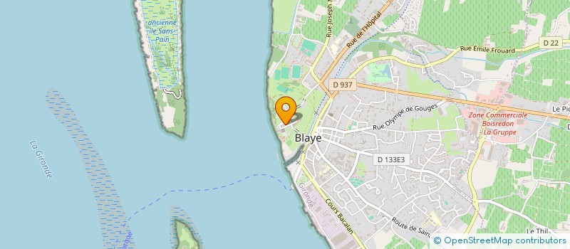 localisation de l'entreprise AMATORIS à BLAYE