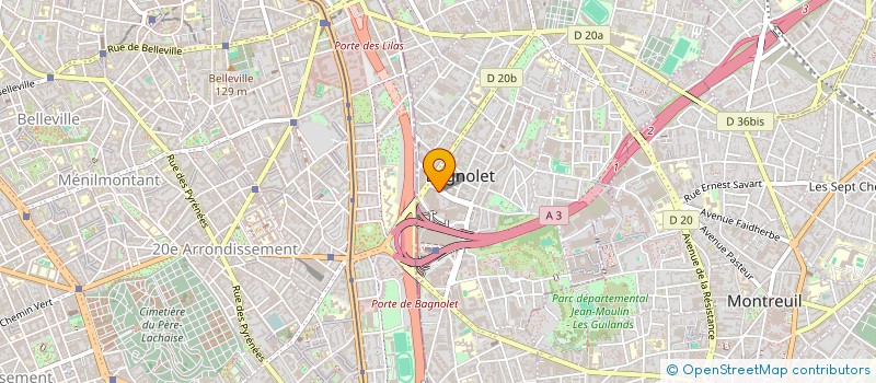 localisation de l'entreprise AMATULLAH à BAGNOLET