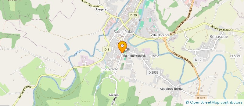 localisation de l'entreprise AMATXI ETXEA  SAINT-PALAIS