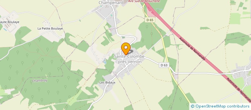 localisation de l'entreprise AMAULEO  SAINTE-COLOMBE-PRES-VERNON