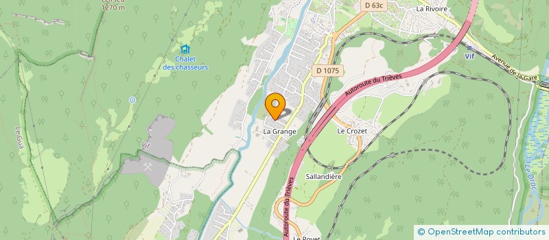 localisation de l'entreprise AMAURY  VIF