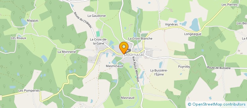 localisation de l'entreprise AMAURY  DOURNAZAC