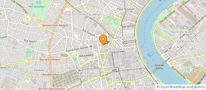 localisation de l'entreprise AMAURY BEAUDOUIN NET SERVICES à BORDEAUX